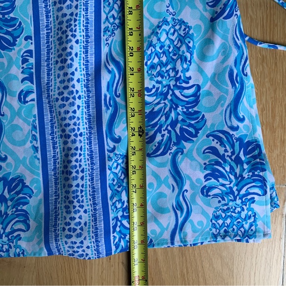 LILLY PULITZER Donna Romper Bennet Blue Out Of The Blue size 0 - Picture 13 of 16